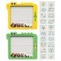 WOOPIE Magnetinė lenta vaikams Montessori MagPad Dinozauras
