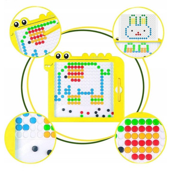 WOOPIE Magnetinė lentelė vaikams Montessori MagPad Dinozauras