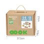 WOOPIE GREEN dėžė XXL Montessori švietimo 6-in-1 pojūčių dėžė 5-6 mėnesiai 13 vnt. FSC