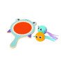 WOOPIE GREEN Velcro žaidimas CATCH BALL Arcade Shark Paddle + 2 žuvų kamuoliukai