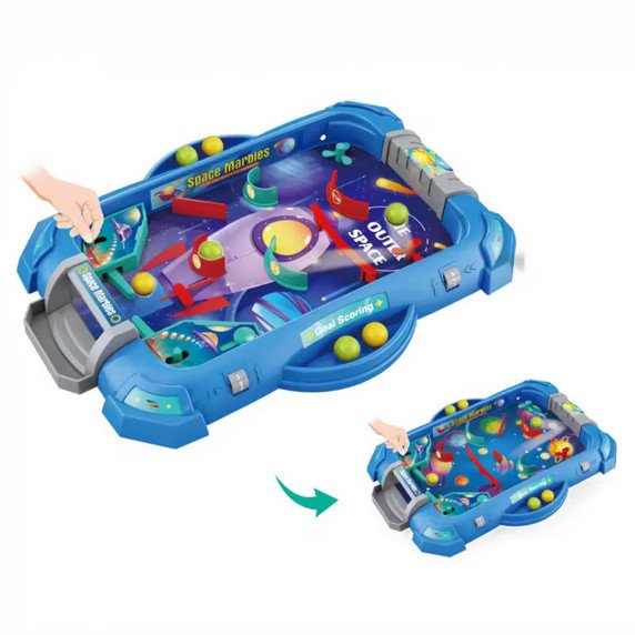 WOOPIE Arkadinis žaidimas Flipperis „Erdvės žaidimas“ 2in1