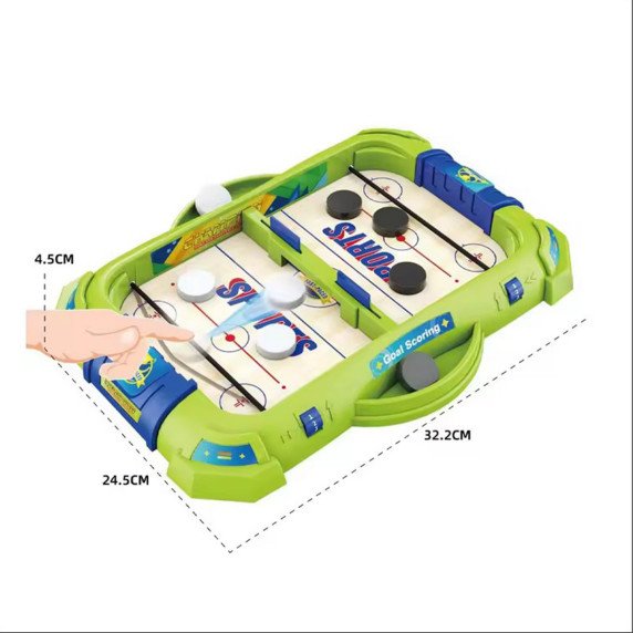 WOOPIE 2-in-1 Mažas Čiuožimui ir Hokejui skirtas Arkadinis Žaidimas