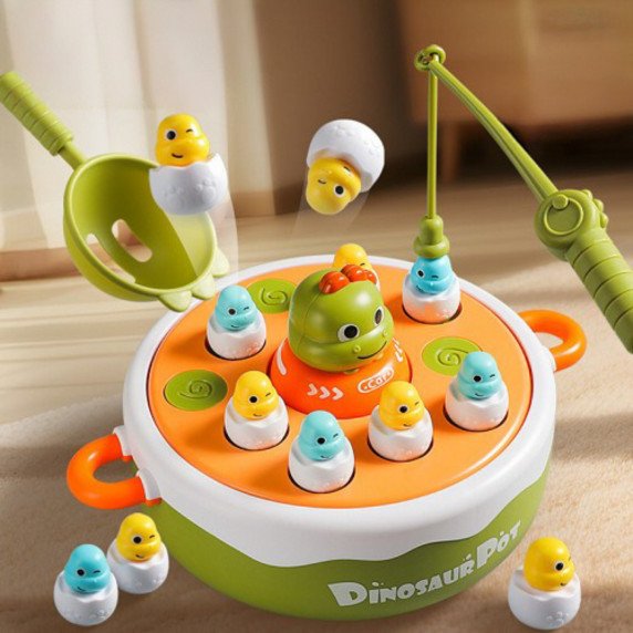 WOOPIE Dinozauras Pagavimo 4-in-1 Arkadinė Žaidimo Katapultas