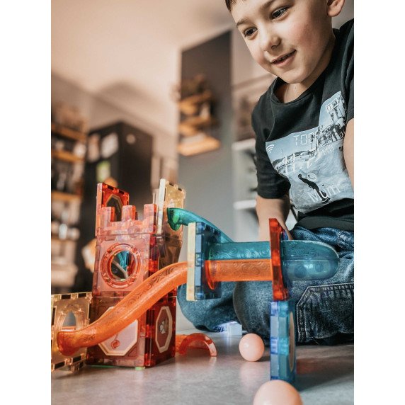 WOOPIE Magnetinės Kubų Kelio Šviesos 75 vnt.