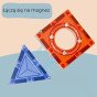 WOOPIE Magnetinės Konstrukcijų Blokai 3D Mokomasis Rinkinys Kamuolių Trajektorija 113 vnt.
