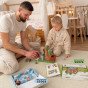 WOOPIE Magnetiniai Konstrukciniai Blokai Blokų Pasaulis 108 vnt.