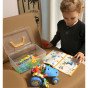 WOOPIE 6-in-1 STEM Transporto Konstruktorius su Kūno Dalimis