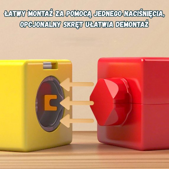WOOPIE Magiška Kubo Traukinio Konstrukcijos Blokai Anti-Gravitacinė Magnetinė Kelio 18 vnt.