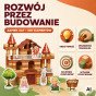 WOOPIE Plytų pilis 506 elementų figūrų rankų darbo konstrukcijų rinkinys vaikams.