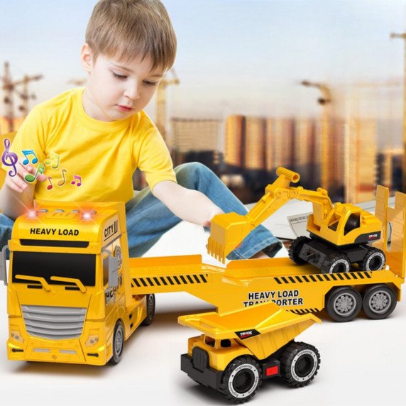 WOOPIE statybos transporto vilkikas Tow Truck