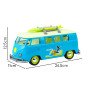 WOOPIE Klasikinis Bangų Autobusas su Šviesomis ir Garsu Modelis 1:14