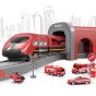 WOOPIE Pendolino Elektrinis Traukinio Rinkinys Ugniagesių Departamentui, 66vnt.