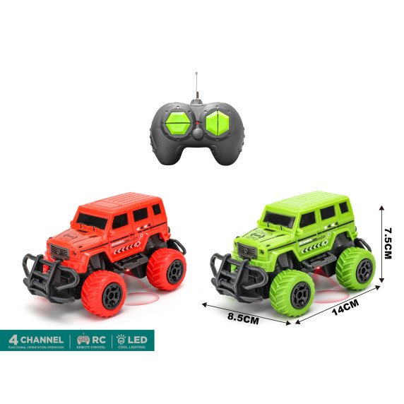WOOPIE RC Jeep Cross-Country LED Nuotolinio Valdymo Automobilis