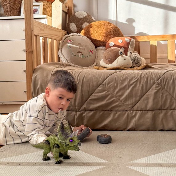 WOOPIE Nuotoliniu būdu valdomas RC dinozauras robotas Triceratops