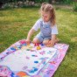 WOOPIE Vandens tapybos kilimėlis 2 į 1 XXL 100x70 cm Švyti tamsoje