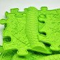 WOOPIE Jutiklinis Kilimas Ortopedinis Puzzle Gyvatė Žalia 6 vnt.