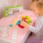WOOPIE GREEN Montessori galvosūkių piramidės gyvūnai 27 vnt FSC