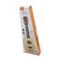 Viga medinis gitara vaikams, natūrali, 21 colių, 6 stygos