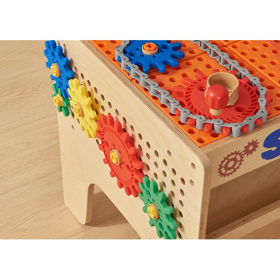 MASTERKIDZ Medinis dirbtuvių rinkinys XXL Montessori STEM su įrankiais + priedais