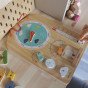 Tooky Toy Edukacinė Montesori dėžutė-žaidimas Rebusas Oro lentelė su abaku 6 viename nuo 3 metų