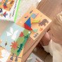 TOOKY TOY Tangram galvosūkis vaikams, mokantis figūrų formų formų 18 vnt.