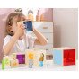 VIGA mediniai piramidės galvosūkio blokai rūšiuotojas Montessori