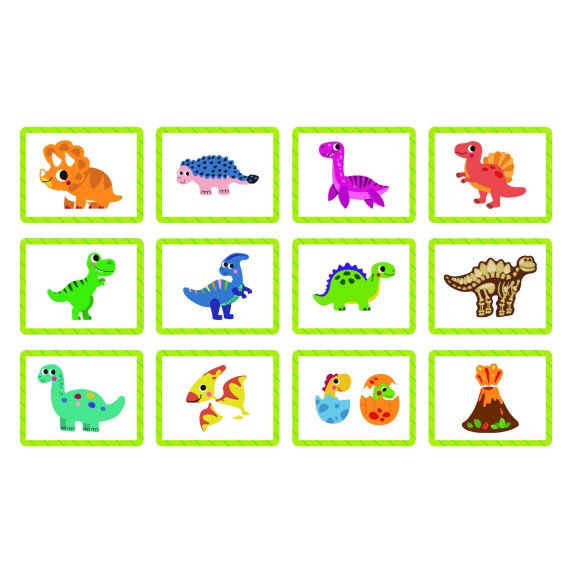 TOOKY TOY Magnetinis Puzzle Dinozaurų Puzzle
