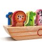 TOOKY TOY Medinis galvosūkis vaikams Nojus ir gyvūnai