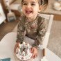 TOOKY TOY Medinis gimtadienio tortas su ropių žvakutėmis