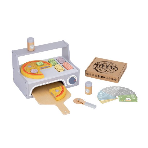 TOOKY TOY Picerija iš Medžio – Picos Krosnelės Priedai