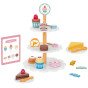 TOOKY TOY Saldainių lėkštė iš medžio stendo kupcakes pyragai