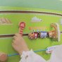 Montessori sensorinė manipuliacinė lenta „Traukinys“