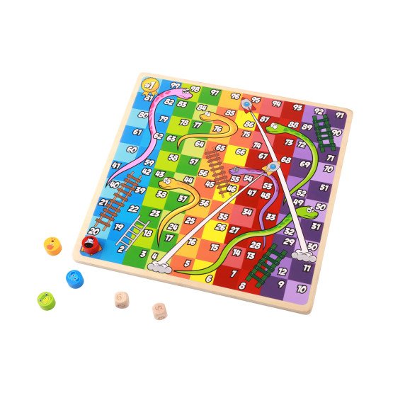 TOOKY TOY Logikos valdymo žaidimai 2 viename Ludo Ludo + Išlaisvink gyvūnus