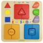 MASTERKIDZ Edukacinė lentyna išmanusis dėlionės rodymas mišrių spalvų Montessori metodu