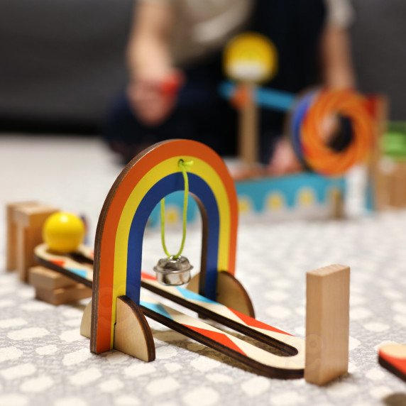 TOOKY TOY Domino kamuolių trasa