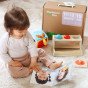TOOKY TOY dėžė XXL Montessori edukacinė 5in1 jutiklinė dėžė 11-12 mėnesių