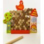 TOOKY TOY Arkadinė žaidimo kritimo vieta Medinis ūkininkas