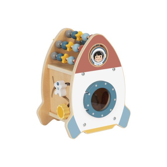 TOOKY TOY Kosminis Raketų Veiklos Rūšiavimo Medinis Labirintas