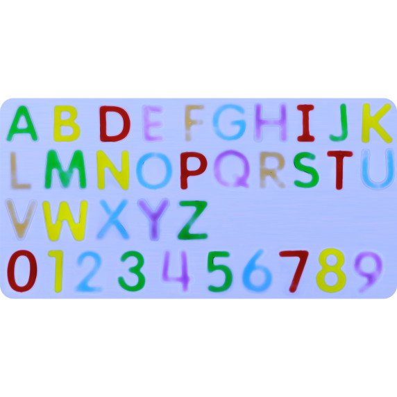 MASTERKIDZ Montessori abėcėlės raidžių ir skaitmenų rinkinys