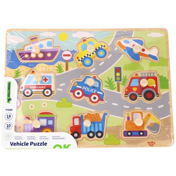 TOOKY TOY medinis Montessori galvosūkis 