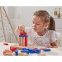 VIGA Mediniai statybiniai žaidimai 3D Montessori blokai