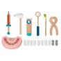 TOOKY TOY Mažas Dantų Gydytojo Rinkinys Gydytojo Lagaminas 19 vnt FSC