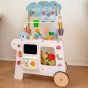 TOOKY TOY Sodo vežimėlis Medinė Parduotuvė 57 vnt.