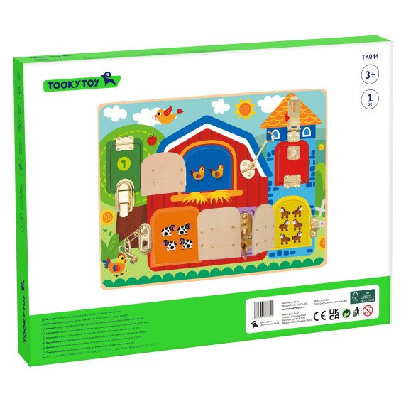 TOOKY TOY Manipuliacinis lentos pilys nuotraukos Ūkininkavimas