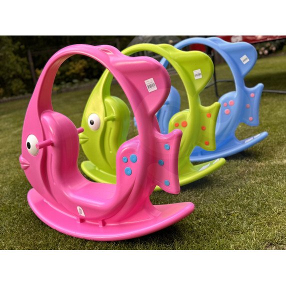WOOPIE Mėlynas žuvies supamasis gultas iki 35 kg
