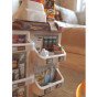 WOOPIE super marketas su vežimu, svarstyklėmis, kasos aparatu, skaneriu ir 48 priedų.