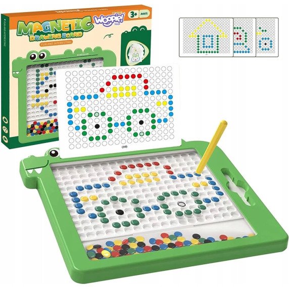 WOOPIE Magnetinė lenta vaikams Montessori MagPad Dinozauras