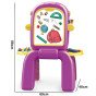WOOPIE Dvigubaiškis tapybos stalas 2-in-1