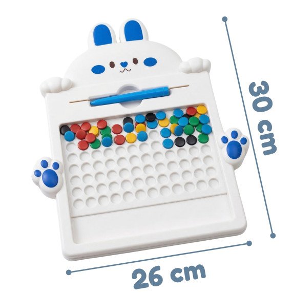 WOOPIE Magnetinė lenta vaikams Montesori MagPad Kiškis