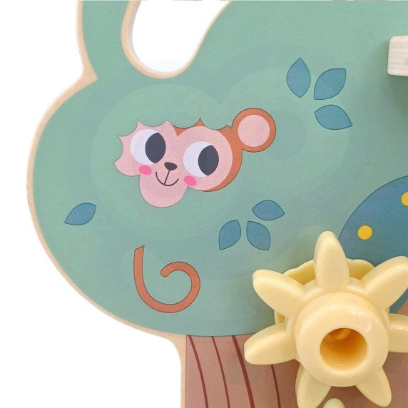 WOOPIE GREEN Montessori 4-in-1 kamuolių trasa veikla medis FSC